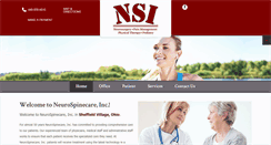 Desktop Screenshot of neurospinecare.com